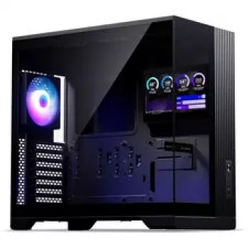 Phanteks XT V5 LCD Midi-Tower κουτί PC, ATX, οθόνη LCD 7 inch, tempered glass - μαύρο