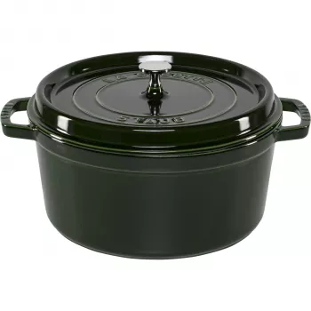 Staub La Cocotte Round 28 cm, 5,9 L, Basil Green, Χυτοσίδηρος