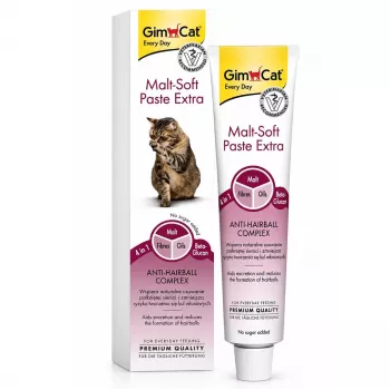 GimCat Malt-Soft Paste Extra - Πάστα κατά των Τριχόμπαλων για Γάτες, 100g