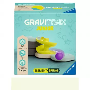 RAVENSBURGER GraviTrax Junior - Στοιχείο Σπείρα Σετ Επέκτασης - Προσθήκη Σπειροειδούς Διαδρομής για Παιδιά από 3 Ετών