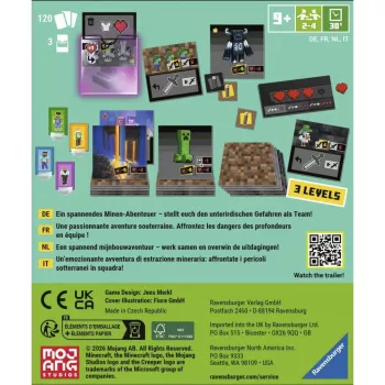 RAVENSBURGER Minecraft: Digging Down Επιτραπέζιο Παιχνίδι Στρατηγικής