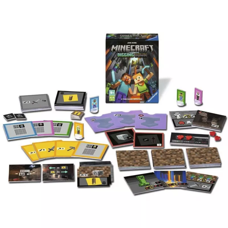 RAVENSBURGER Minecraft: Digging Down Επιτραπέζιο Παιχνίδι Στρατηγικής