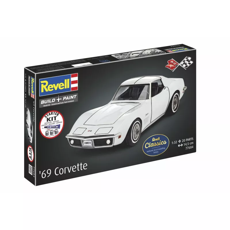Revell Starter Kit Corvette C3 (Κλίμακα 1:32)