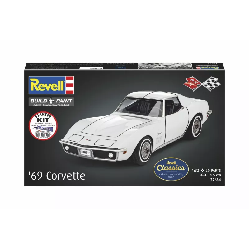 Revell Starter Kit Corvette C3 (Κλίμακα 1:32)