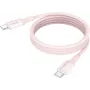 ANSMANN Μαγνητικό καλώδιο USB-C σιλικόνης 1,2 m Rosé