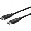 ANSMANN Καλώδιο δεδομένων και φόρτισης USB-C σε USB-C 2m Μαύρο 60W PD