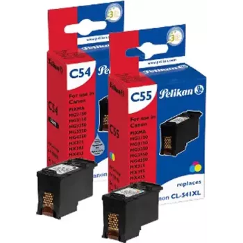 Pelikan Σετ μελανιών αναπλήρωσης για Canon PG-540XL/CL-541XL (Μαύρο, Cyan, Magenta, Κίτρινο, 4x20 ml)