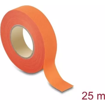 Delock υφασμάτινη ταινία 25 m x 19 mm σχιζόμενη αυτοκόλλητη πορτοκαλί