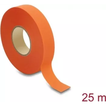 Delock υφασμάτινη ταινία 25 m x 19 mm ανθεκτική στο σχίσιμο αυτοκόλλητη πορτοκαλί