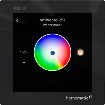 Homematic IP Glass Display θερμοστάτης τοίχου (HmIP-WGD) - Μαύρο