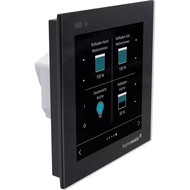 Homematic IP Glass Display θερμοστάτης τοίχου (HmIP-WGD) - Μαύρο