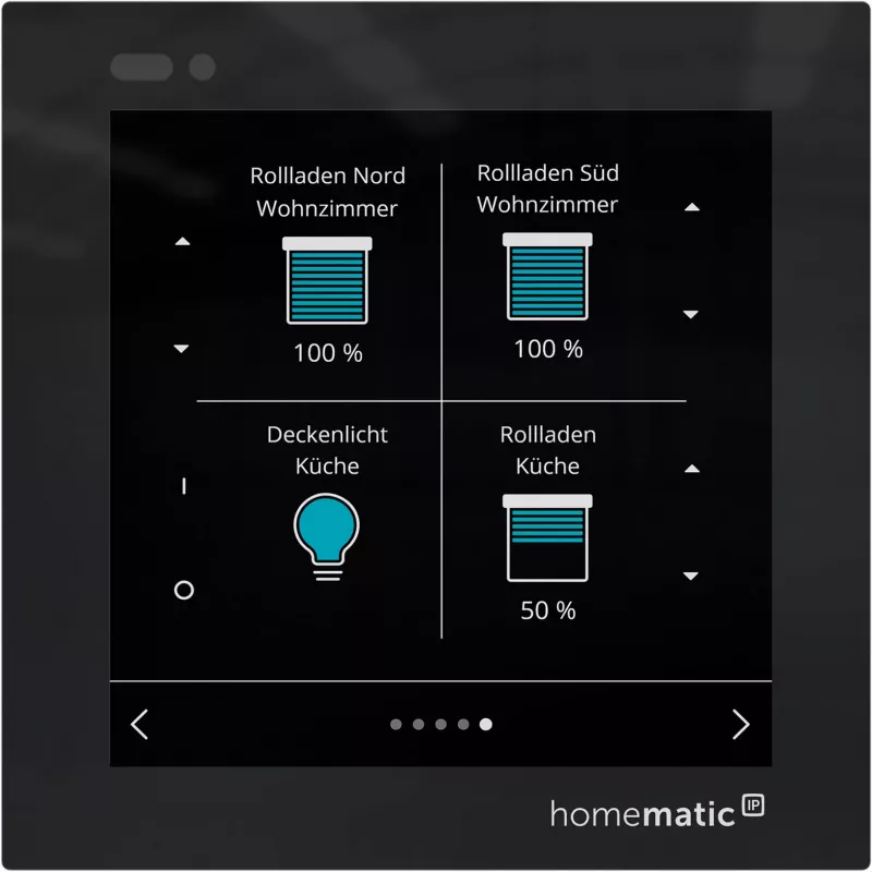 Homematic IP Glass Display θερμοστάτης τοίχου (HmIP-WGD) - Μαύρο