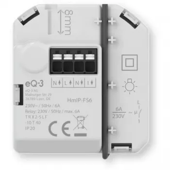 Homematic IP εντολέας διακόπτη χωνευτός 6A