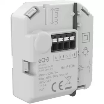 Homematic IP εντολέας διακόπτη χωνευτός με είσοδο μπουτόν (6 A)