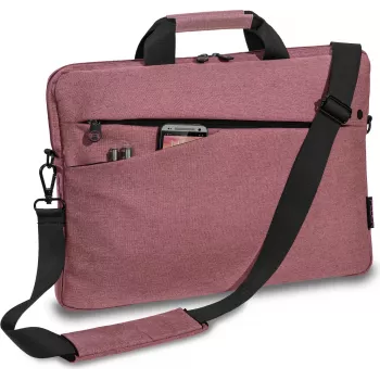 PEDEA Fashion τσάντα ώμου για laptop 13,3 ιντσών 33,8 cm ροζ/μαύρο