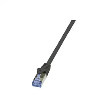 LogiLink PrimeLine Καλώδιο Patch Cat.6 U/UTP RJ-45 βύσμα αρσενικό σε βύσμα αρσενικό, 0,5 m, Γκρι