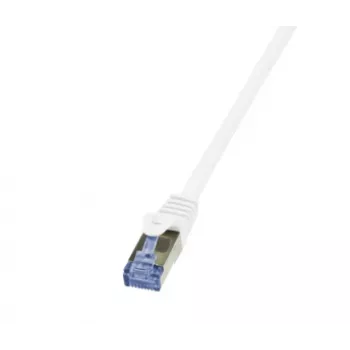 LogiLink PrimeLine Καλώδιο Patch Cat.6A/7 S/FTP PIMF, 600 MHz, 1,5 m, Λευκό