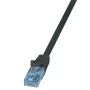 LogiLink Καλώδιο Patch Cat.6A U/UTP, 10m, Μαύρο, LSZH, 10Gbps