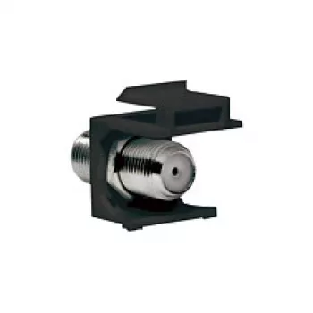 LogiLink NK0018B Keystone F-Type 75 Ohm Ζεύκτης, Υποδοχή Θηλυκή-Υποδοχή Θηλυκή, Μαύρο