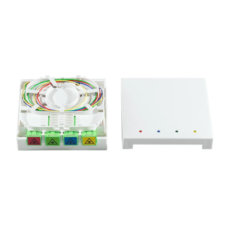 LogiLink FB4SC50 FTTH Κουτί Τερματισμού με Καλώδιο OS2 Singlemode SC/APC 50 m, Λευκό