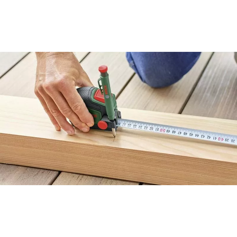 Bosch 1600A03318 Μετροταινία 5m με Κλιπ Μολυβιού (Πράσινο/Μαύρο)