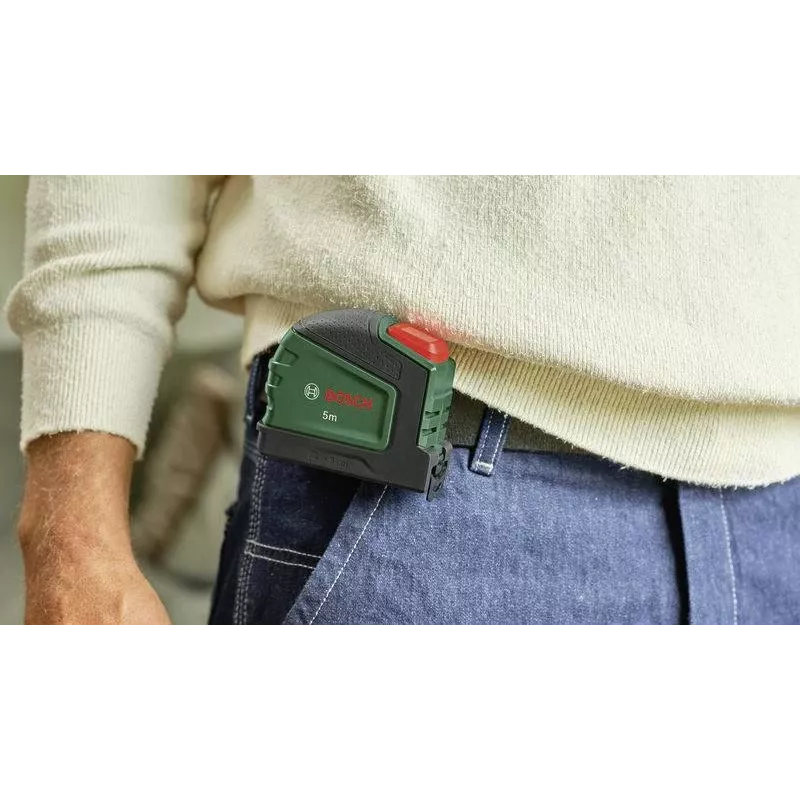 Bosch 1600A03318 Μετροταινία 5m με Κλιπ Μολυβιού (Πράσινο/Μαύρο)