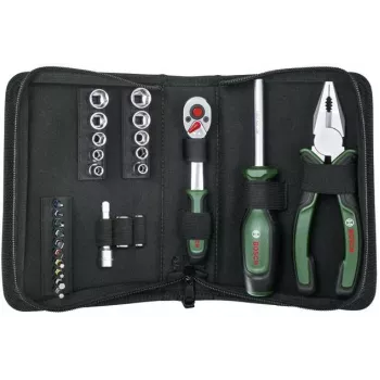 Bosch Starter Σετ Εργαλείων, 26 τεμ. (Πράσινο/Μαύρο, με Θήκη Textile με Φερμουάρ)