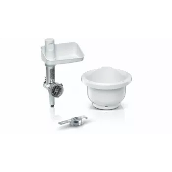 Bosch MUZS2BS εξάρτημα μηχανής κιμά για μηχανές κουζίνας MUM Series 2 & 5 – λεπίδα ανοξείδωτου χάλυβα, δίσκος 4,5 mm, εξάρτημα γεμίσματος λουκάνικων & εξαρτήματα kebbe