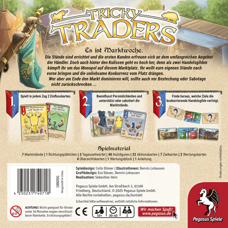 PEGASUS Tricky Traders επιτραπέζιο παιχνίδι στρατηγικής