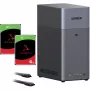 UGREEN DH2300 πακέτο με 2x Seagate IronWolf NAS 4TB CMR (μαύρο)