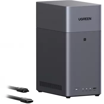 UGREEN DH2300 πακέτο με 2x Seagate IronWolf NAS 4TB CMR (μαύρο)