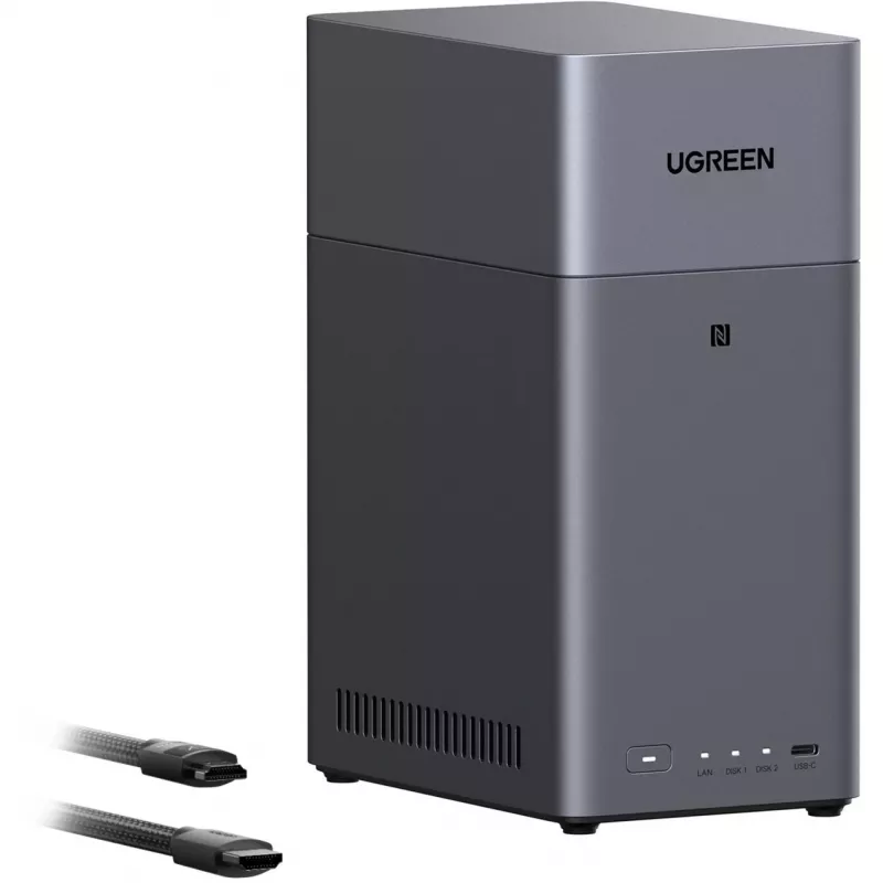 UGREEN DH2300 πακέτο με 2x Seagate IronWolf NAS 4TB CMR (μαύρο)