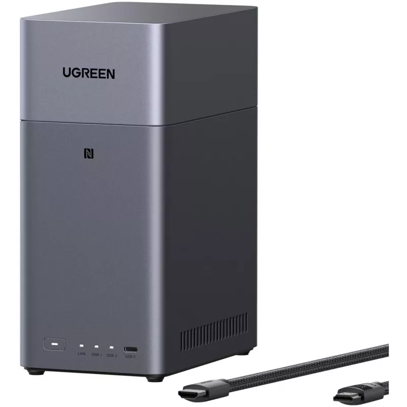 UGREEN DH2300 πακέτο με 2x Seagate IronWolf NAS 4TB CMR (μαύρο)