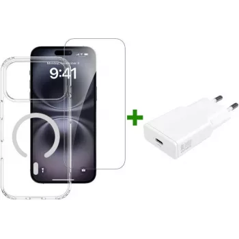 4SMARTS 3-in-1 Premium σετ εκκίνησης για Apple iPhone 18 Pro Max / 17 Pro