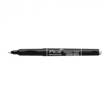 PICA-MARKER Pica μόνιμος μαρκαδόρος INSTANT λευκό, στρογγυλή μύτη, 1-2mm