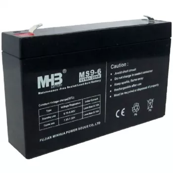 PowerWalker μπαταρία MHB MS9-6 6V 9Ah σφραγισμένη μπαταρία μολύβδου-οξέος για συστήματα UPS