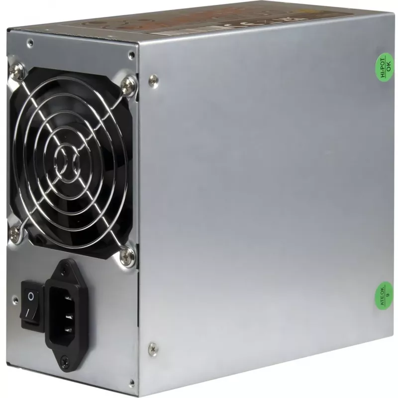 Inter-Tech HA-600AA2-Rev 600W ATX τροφοδοτικό - μαύρο, μη modular, ανεμιστήρας 120mm