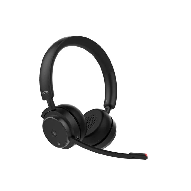 Snom A350D ασύρματο dual headset με Bluetooth dongle, μαύρο