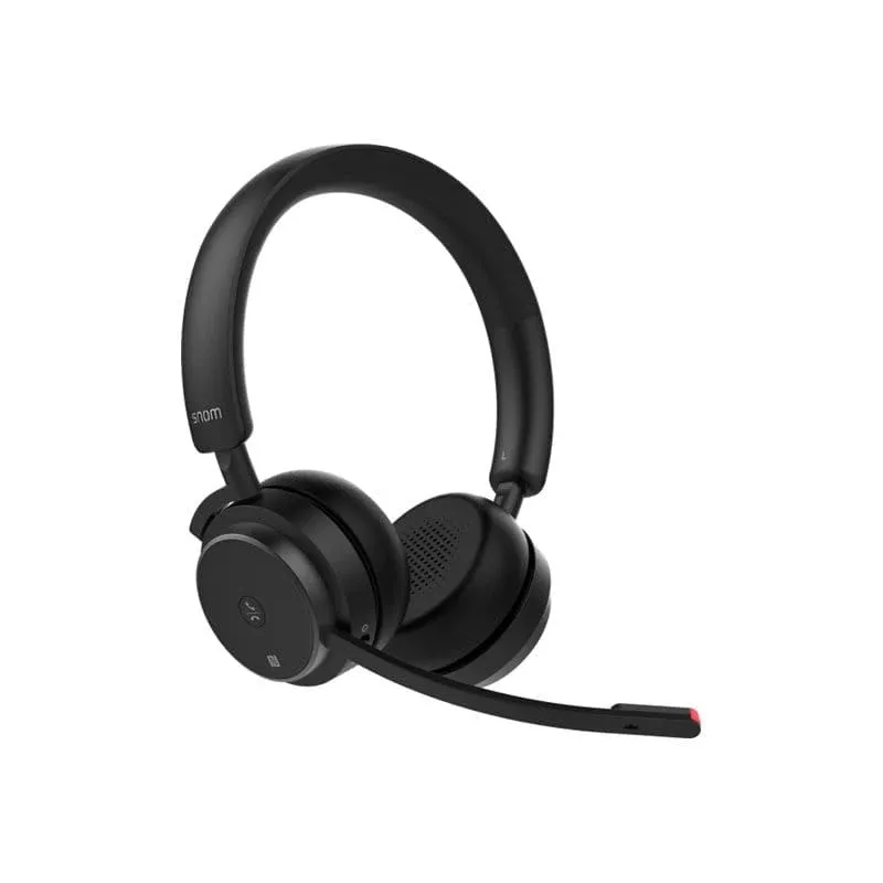 Snom A350D ασύρματο dual headset με Bluetooth dongle, μαύρο