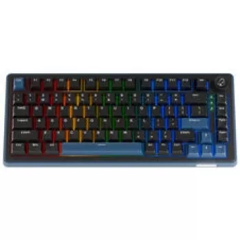 Ducky OK-M 75 Μηχανικό Gaming Πληκτρολόγιο, 75%-Layout, Hot-Swappable, RGB, ANSI, KTT Wine Red Switches