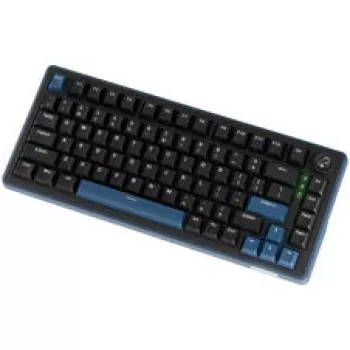 Ducky OK-M 75 Gaming Πληκτρολόγιο, 75%, Hot-Swappable, RGB, ANSI - KTT Baby Blue Switches