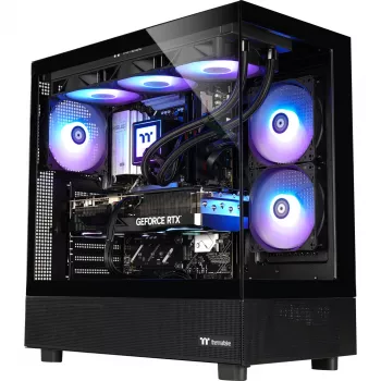 Thermaltake FTW V270 Gaming Desktop (Intel Core i7-15700K, RTX 5070 Ti, 32GB DDR5, 2TB NVMe, Windows 11 Home, Μαύρο)