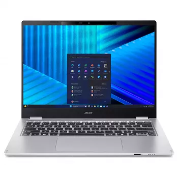 Acer TravelMate P4 P414-55-TCO-5880 14 inch Full HD Business Laptop - Intel Core Ultra 5 225U, 16GB LPDDR5X, 512GB PCIe Gen4 SSD, Windows 11 Pro, Wi-Fi 6E, Thunderbolt 4, πληκτρολόγιο με οπίσθιο φωτισμό, αισθητήρας δακτυλικών αποτυπωμάτων