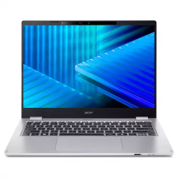 Acer TravelMate P4 P414-55-TCO-5880 14 inch Full HD Business Laptop - Intel Core Ultra 5 225U, 16GB LPDDR5X, 512GB PCIe Gen4 SSD, Windows 11 Pro, Wi-Fi 6E, Thunderbolt 4, πληκτρολόγιο με οπίσθιο φωτισμό, αισθητήρας δακτυλικών αποτυπωμάτων