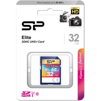 Κάρτα μνήμης Silicon Power Elite SDHC 32GB UHS-I (SP032GBSDHAU1V10)