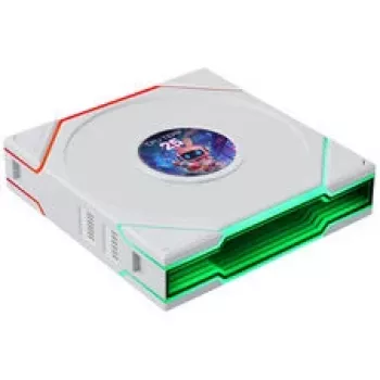 Lian Li UNI FAN TL120 LCD FLEX Wireless ARGB Λευκό 120mm Reverse Blade Ανεμιστήρας κουτιού