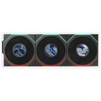 Lian Li UNI FAN TL LCD FLEX Wireless ARGB Reverse Blade 120mm Ανεμιστήρας 3 τεμ. με controller, Μαύρο