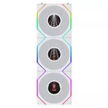 Lian Li UNI FAN TL120 LCD FLEX Wireless ARGB Reverse 3 τεμ. Λευκό 120mm Ανεμιστήρας κουτιού