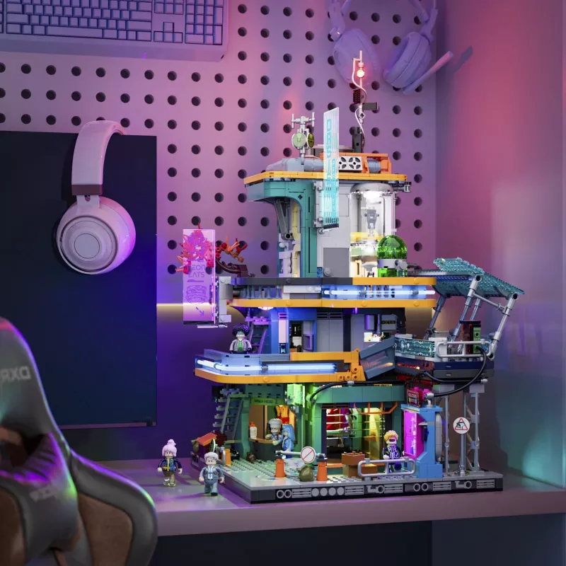 LUMIBRICKS Cyberpunk Neoncity - Apartment Παζλ 1000 τεμ.
