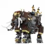 Lumibricks Steamphant Steampunk Ελέφαντας LED Σετ κατασκευής 800 τεμ. μοντέλο έκθεσης με τροφοδοσία USB